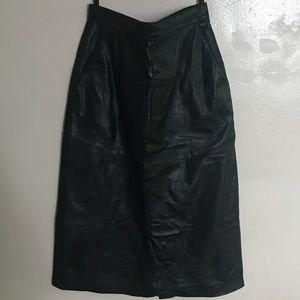 Leather Skirt